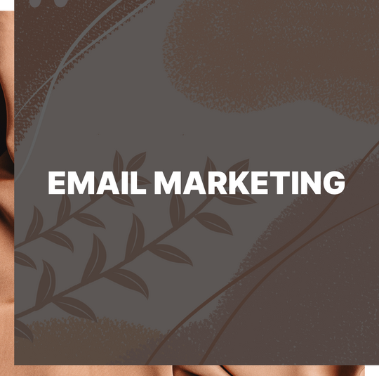 A picture of email marketing text